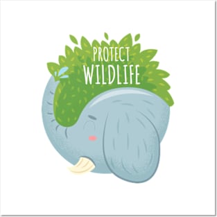 Protect Wildlife Posters and Art